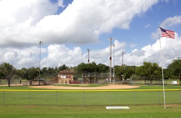 Baseball fields at Floresville River Park