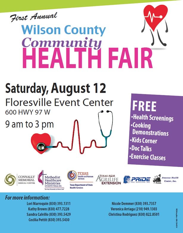 Wilson County Community Health Fair August 12, 2017 City of Floresville
