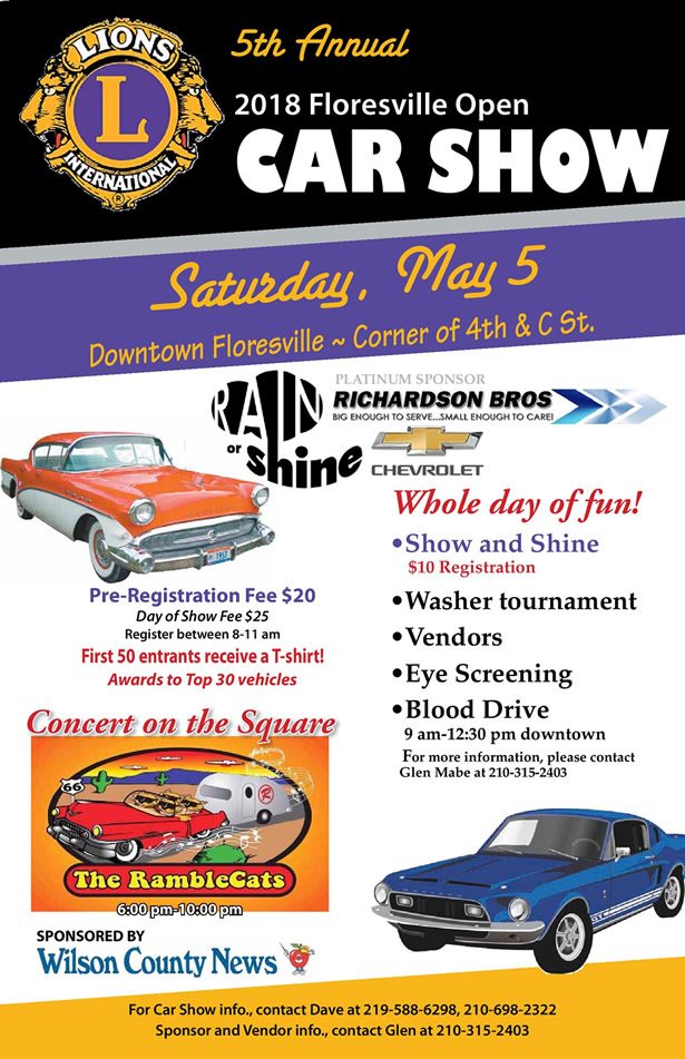 5th Annual Lions Club Car Show