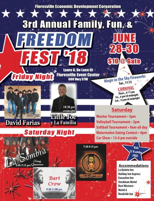 Third Annual Family Fun & Freedom Fest in Floresville, Texas