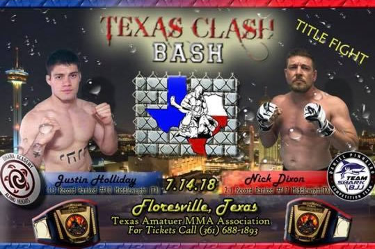 Texas Clash Bash Mixed Martial Arts (MMA) Event, July 14, 2018