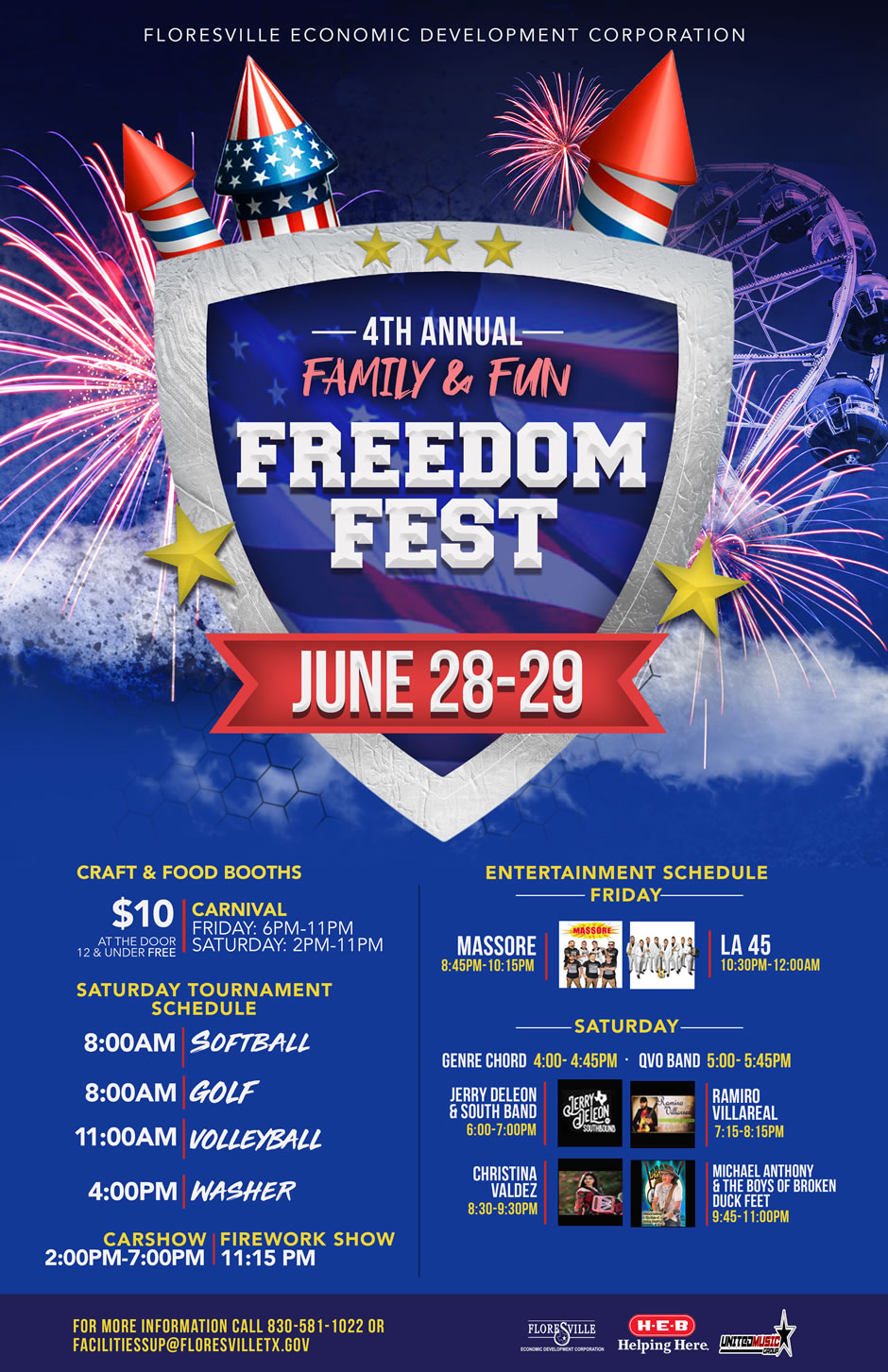 Fourth Annual Freedom Fest (June 28-29, 2019)