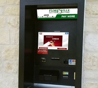 New payment kiosk at Floresville City Hall