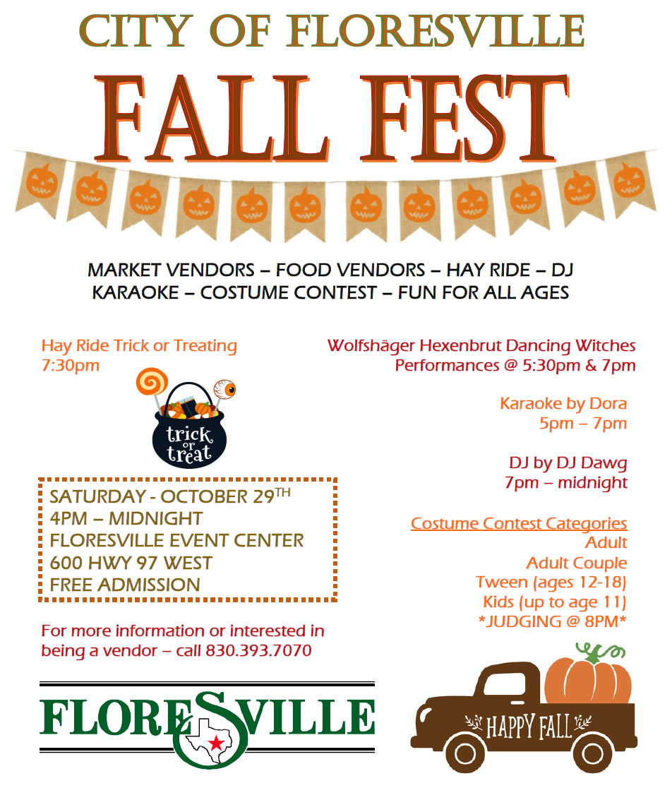 Fall Fest, October 29, 2022, Floresville Texas