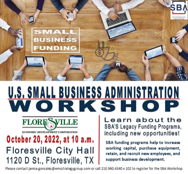 Small Business Administration Workshop, Floresville, Texas, October 20, 2022