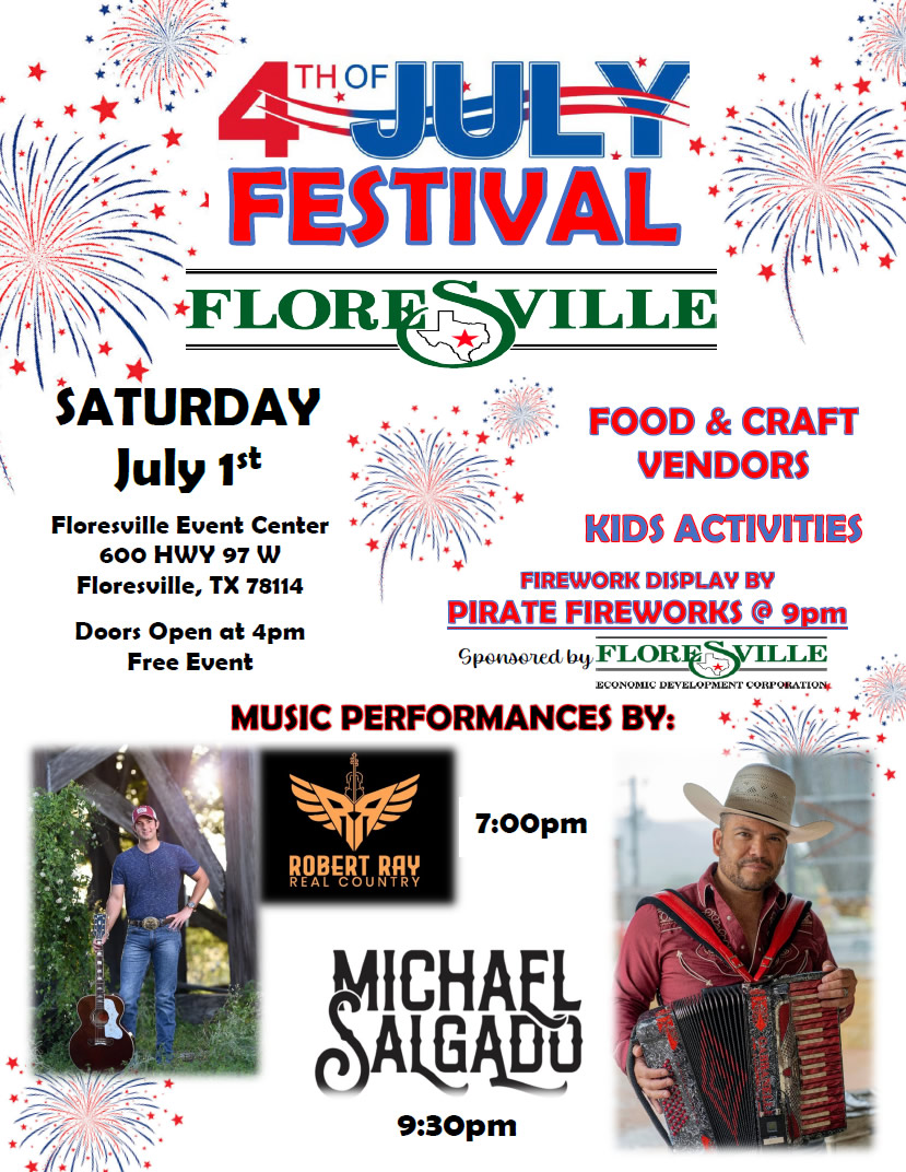 Fourth of July Festival, Floresville, Texas, Saturday, July 1