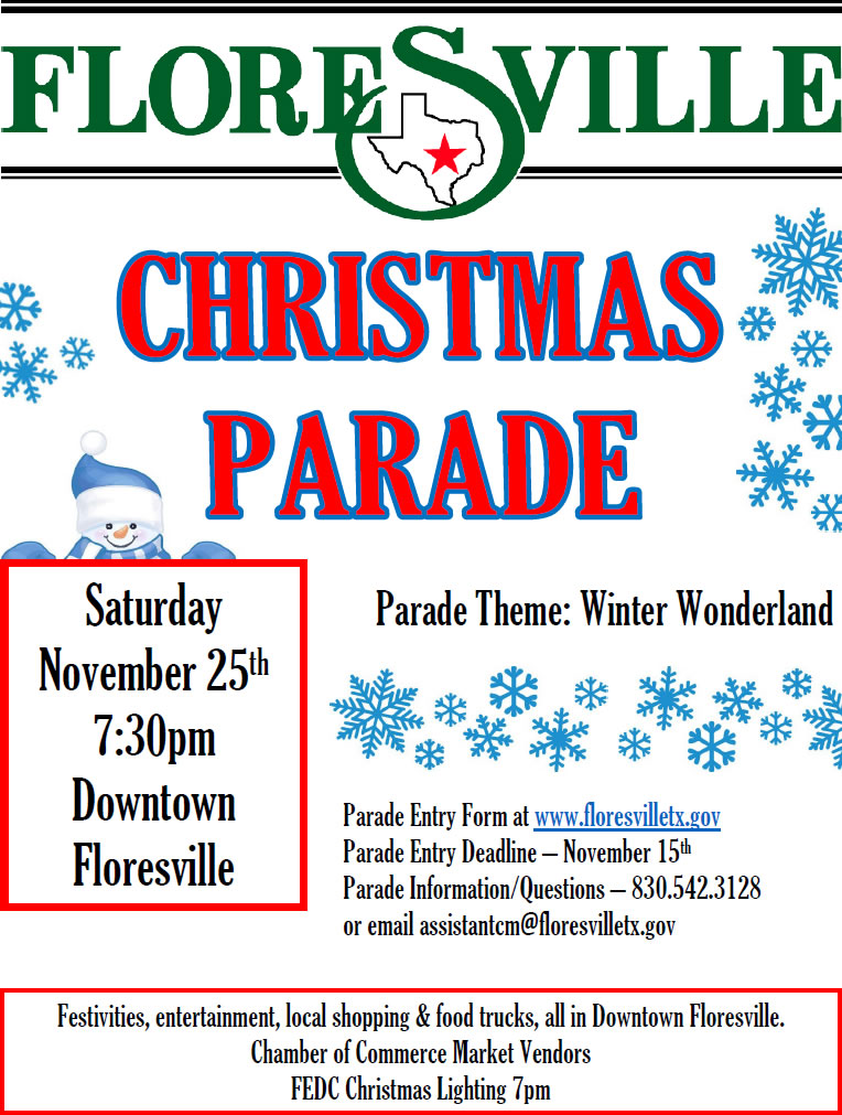 Floresville Christmas Parade, November 25, 2023