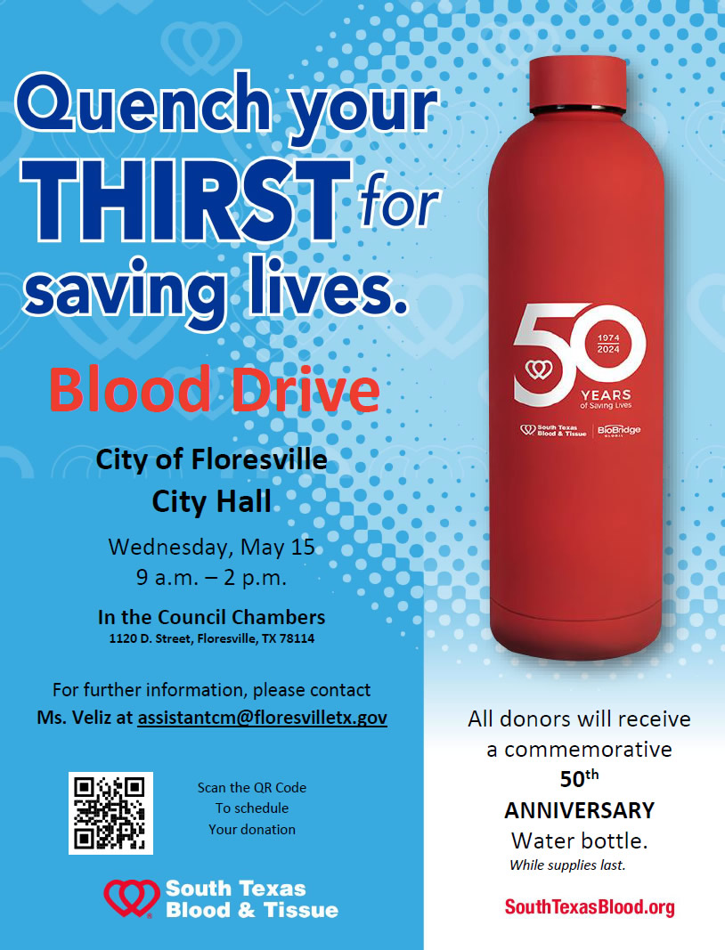 May 15, 2024: Floresville Blood Drive